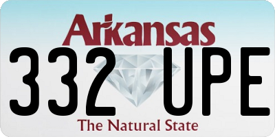 AR license plate 332UPE