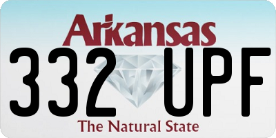 AR license plate 332UPF