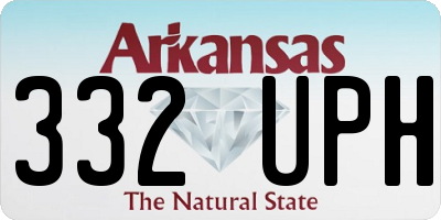 AR license plate 332UPH