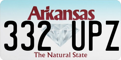 AR license plate 332UPZ