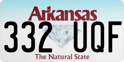 AR license plate 332UQF