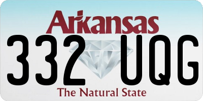 AR license plate 332UQG
