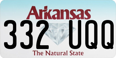 AR license plate 332UQQ