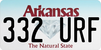 AR license plate 332URF