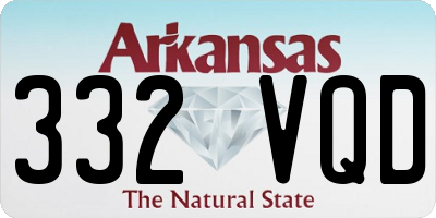 AR license plate 332VQD
