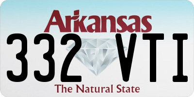 AR license plate 332VTI