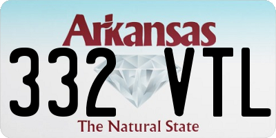 AR license plate 332VTL