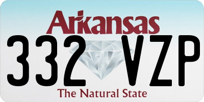 AR license plate 332VZP