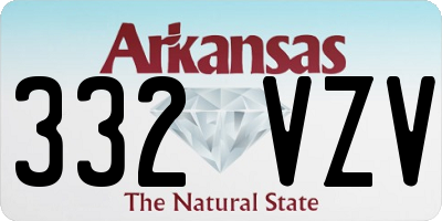 AR license plate 332VZV