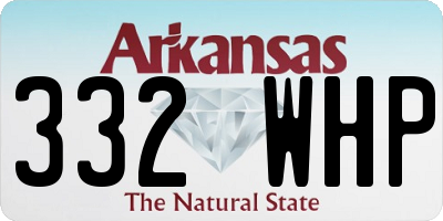 AR license plate 332WHP
