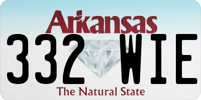 AR license plate 332WIE