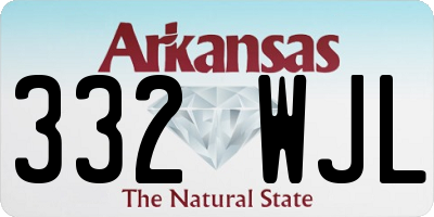 AR license plate 332WJL