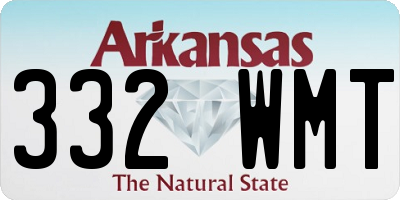 AR license plate 332WMT