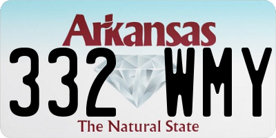 AR license plate 332WMY