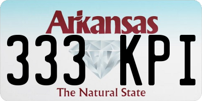 AR license plate 333KPI