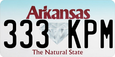 AR license plate 333KPM