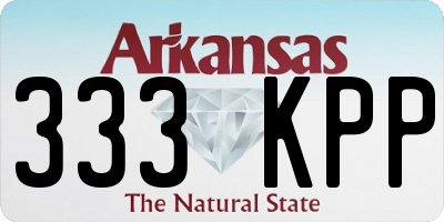 AR license plate 333KPP