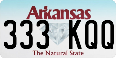 AR license plate 333KQQ