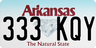 AR license plate 333KQY