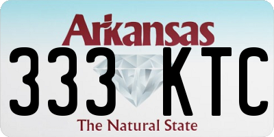 AR license plate 333KTC