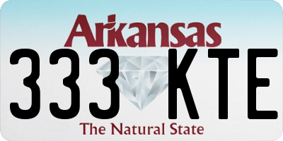 AR license plate 333KTE