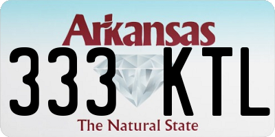 AR license plate 333KTL