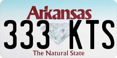 AR license plate 333KTS