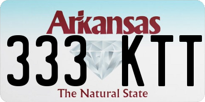 AR license plate 333KTT