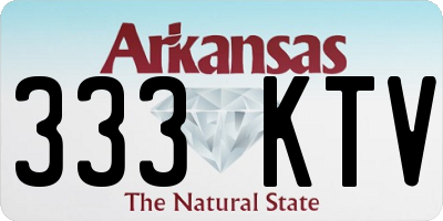 AR license plate 333KTV