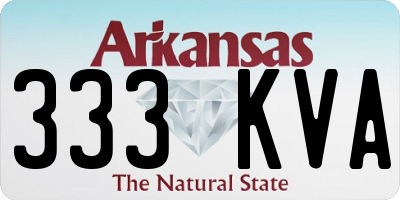AR license plate 333KVA