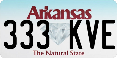 AR license plate 333KVE