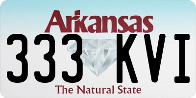 AR license plate 333KVI
