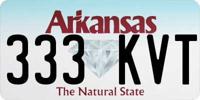AR license plate 333KVT