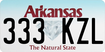 AR license plate 333KZL
