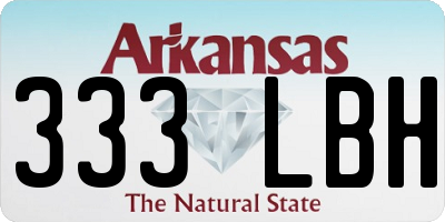 AR license plate 333LBH