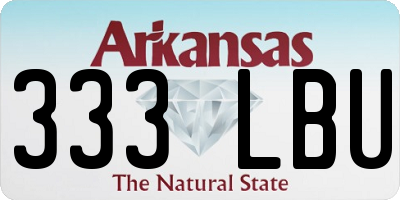 AR license plate 333LBU