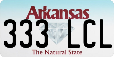 AR license plate 333LCL