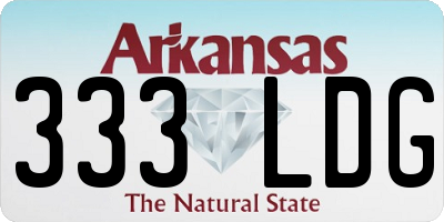 AR license plate 333LDG