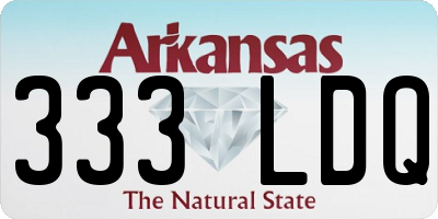 AR license plate 333LDQ