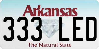 AR license plate 333LED