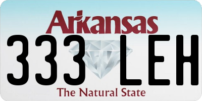 AR license plate 333LEH