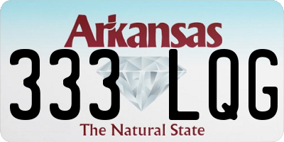 AR license plate 333LQG
