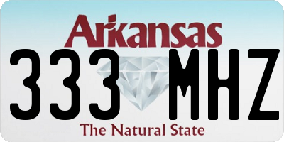 AR license plate 333MHZ