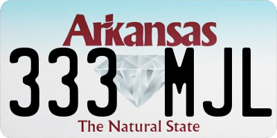 AR license plate 333MJL
