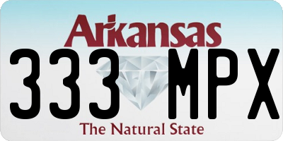 AR license plate 333MPX