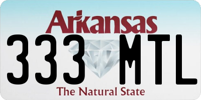 AR license plate 333MTL