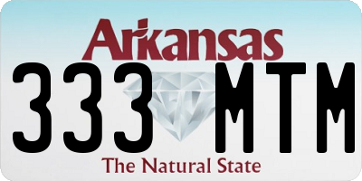 AR license plate 333MTM