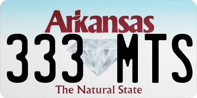AR license plate 333MTS