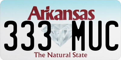 AR license plate 333MUC