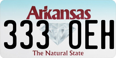 AR license plate 333OEH
